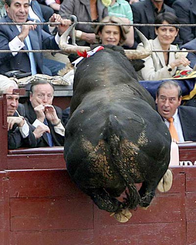 The crowds facial expressions say it all.